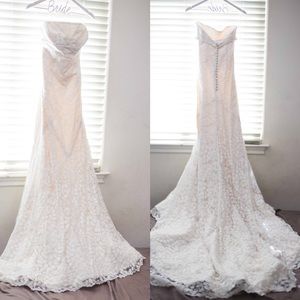 Like New Kirstie Kelly Ivory Wedding Dress Sz 6